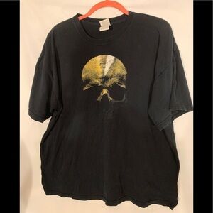 Zildijian Turkish cymbals skull tee shirt L